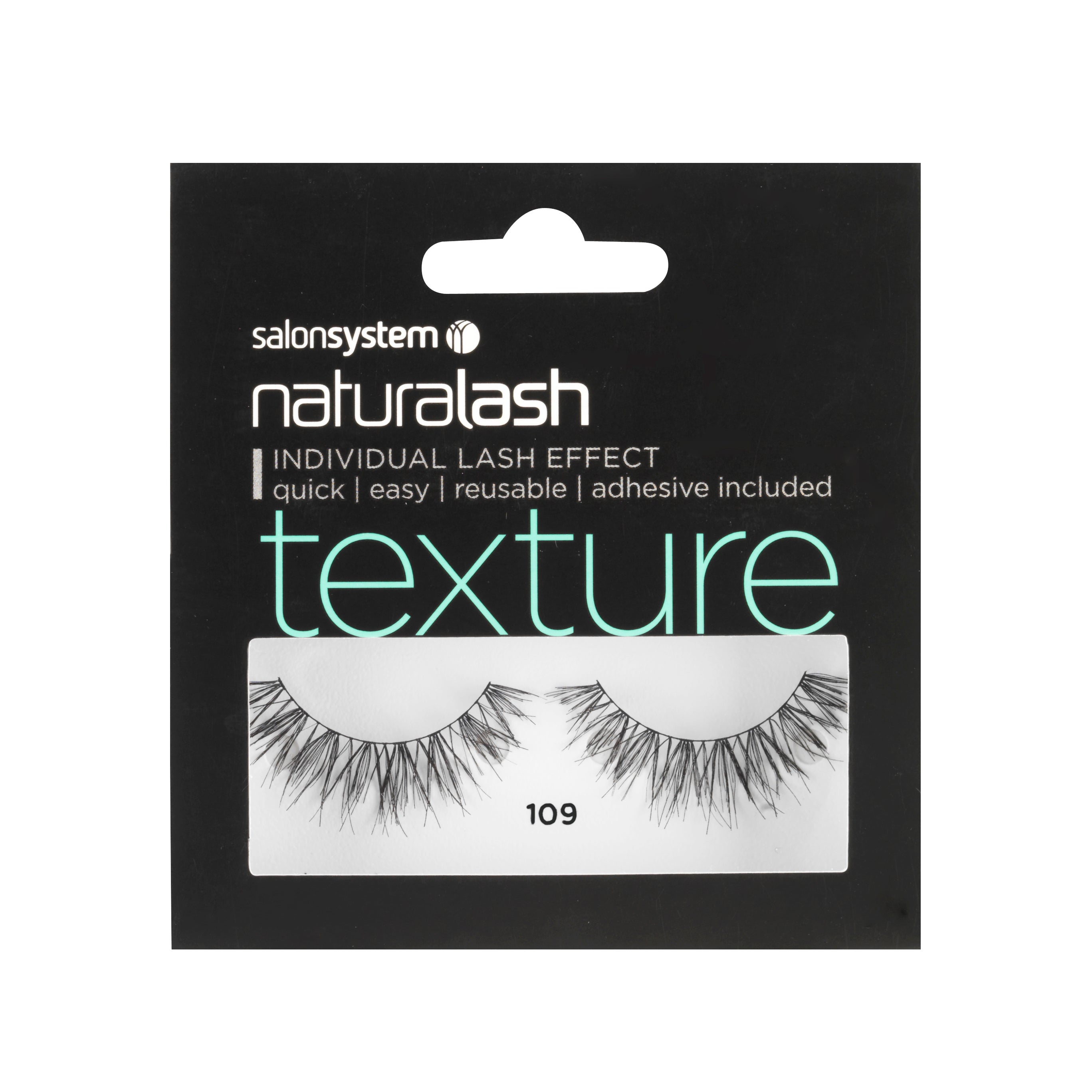 Salon System Naturalash - 109 Black (texture)