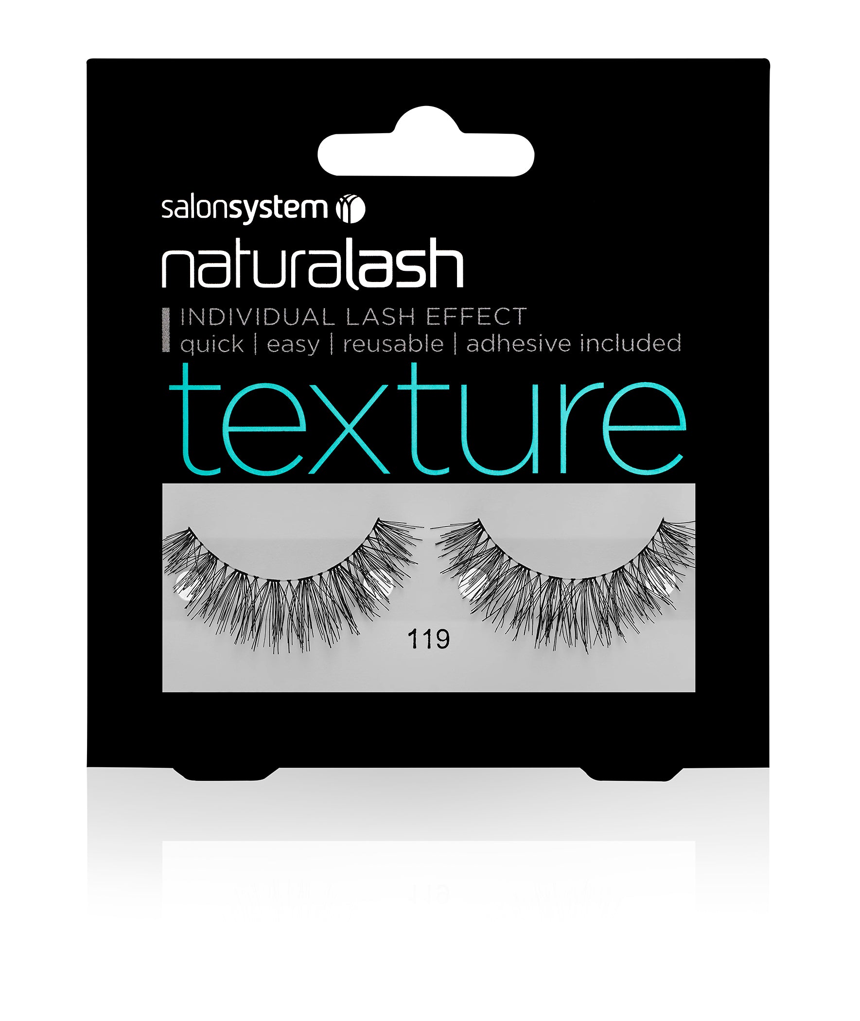 Salon System Naturalash - 119 Black (texture)