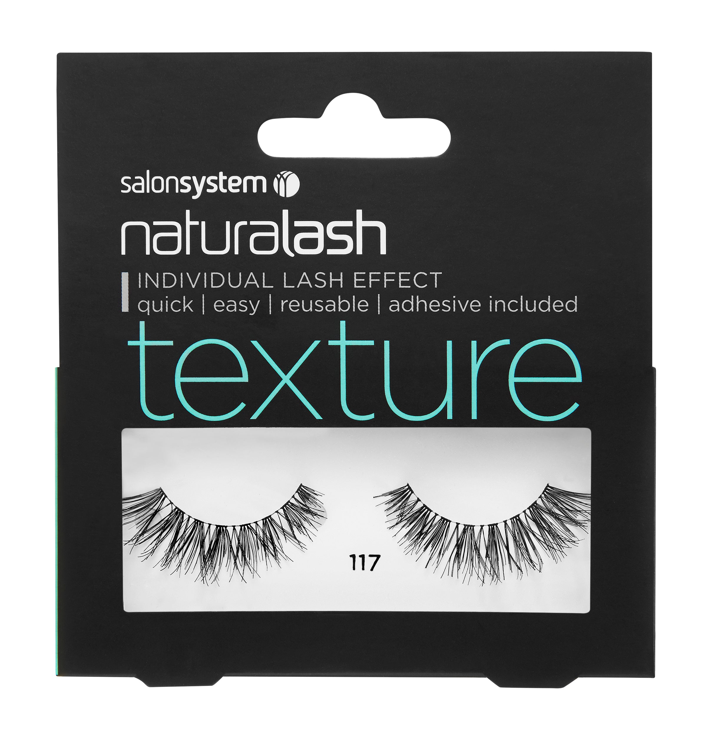 Salon System Naturalash - 117 Black (texture)