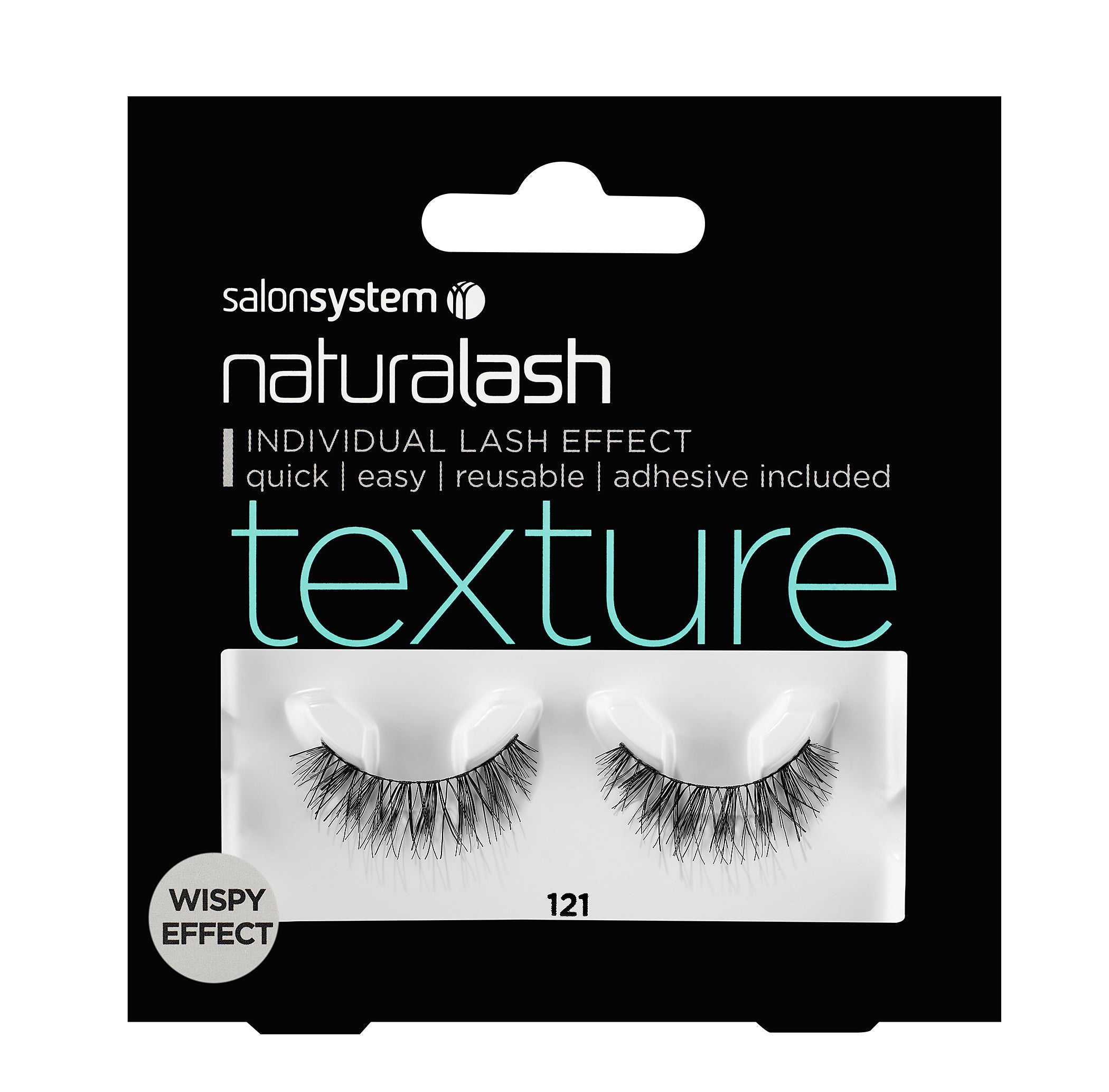 Salon System Naturalash - 121 Black (texture)
