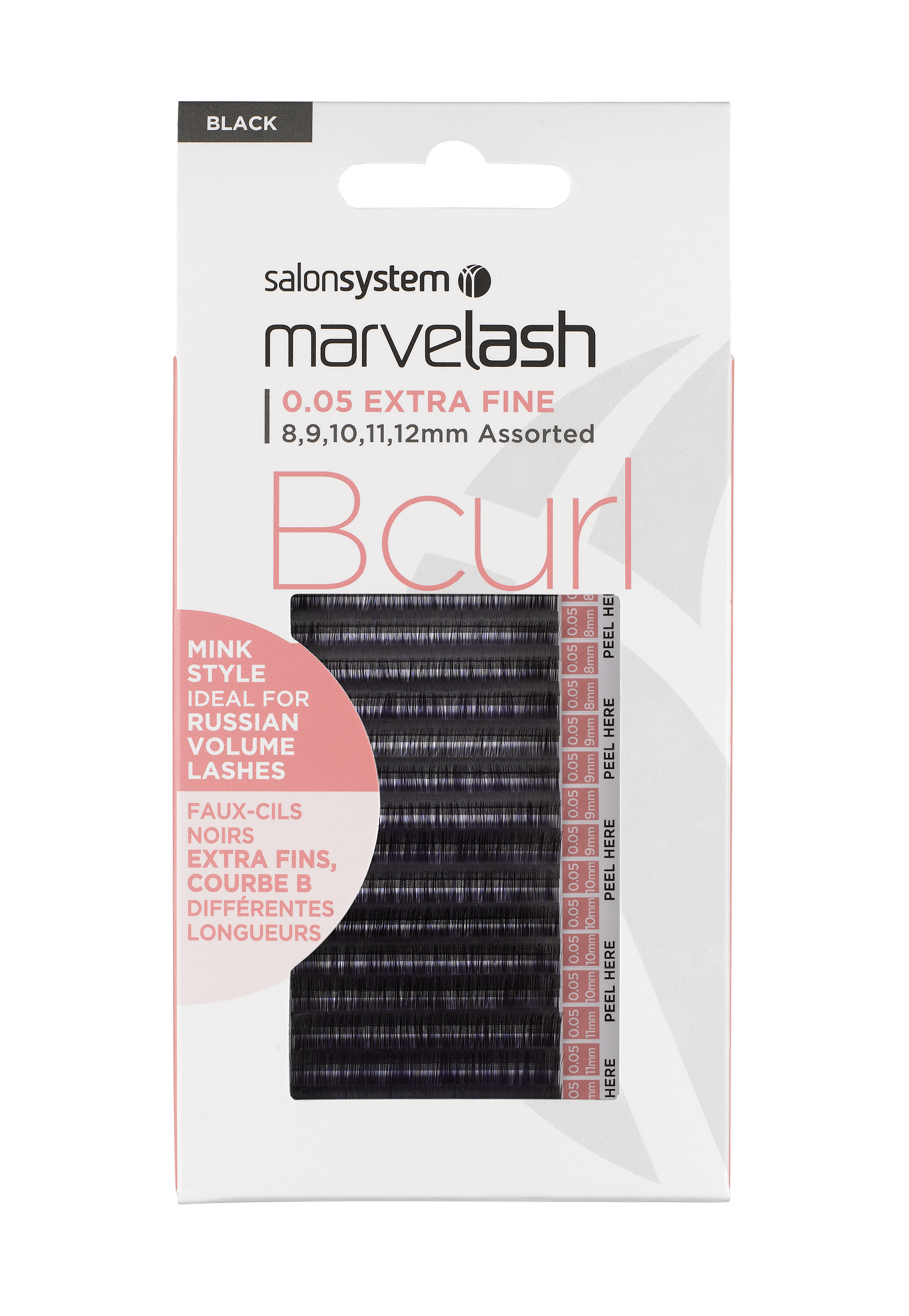 Marvelash 0.05 Ultra Fine 8-12mm B Curl