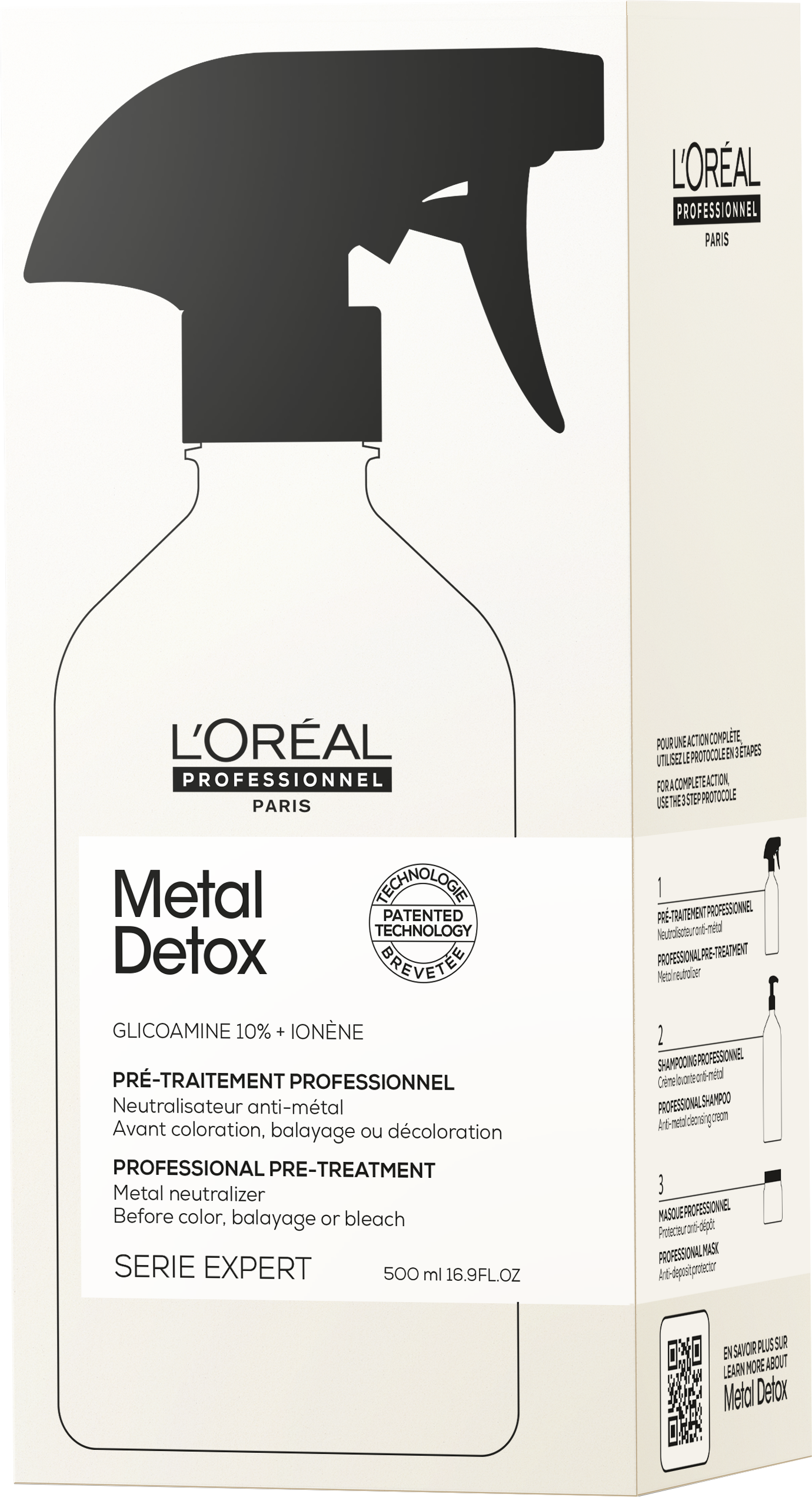 Serie Expert METAL DETOX Treatment Spray 500ml by Loreal Professionnel