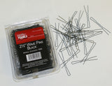 2 1/2 wave Pins Black (Box Of 1000)