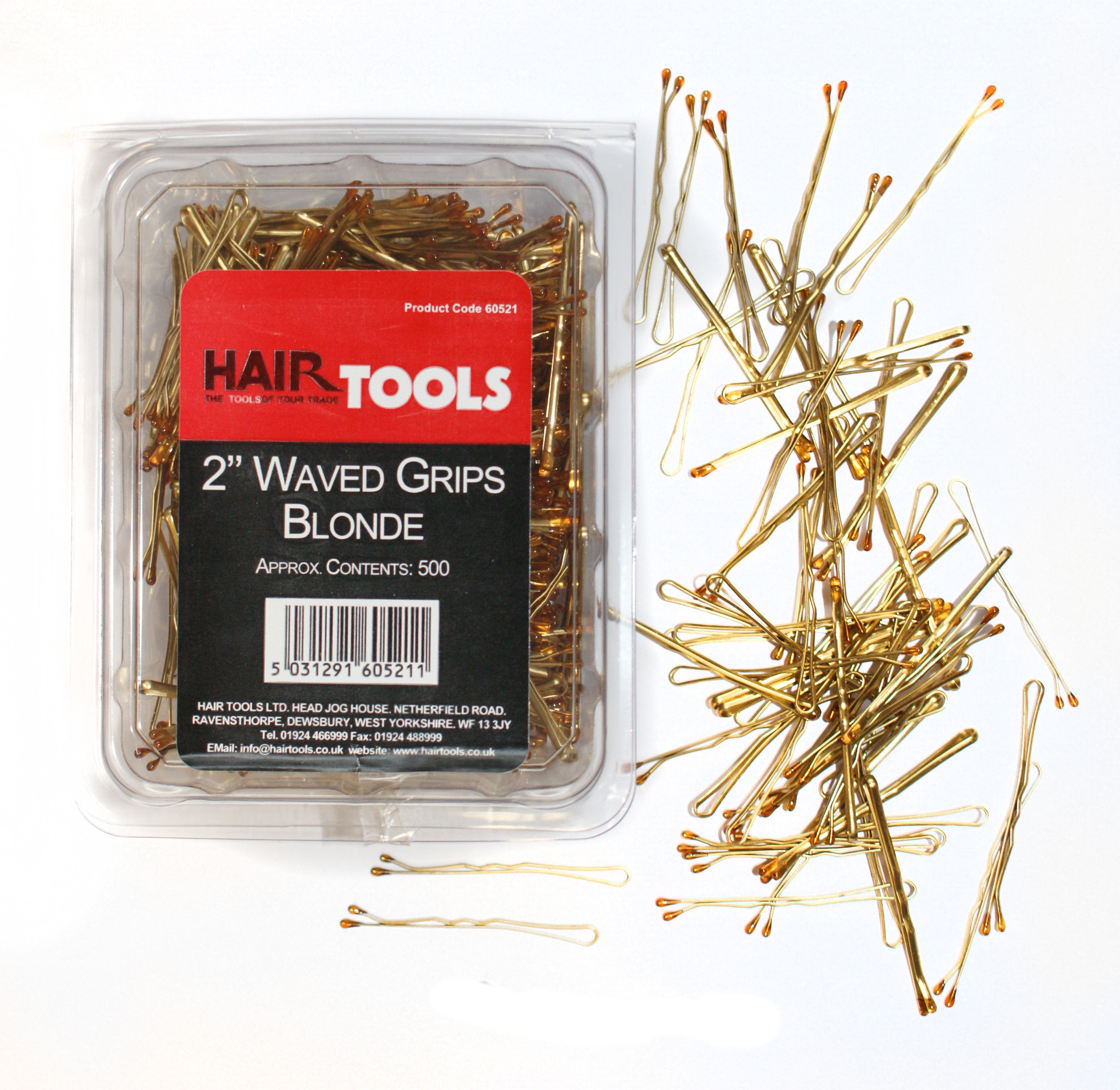 2" Waved Grips Blonde (Box Of 500)