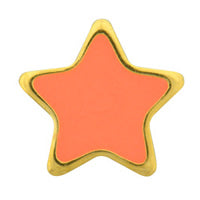 Caflon Fashion Gold Plate Star Bright Orange