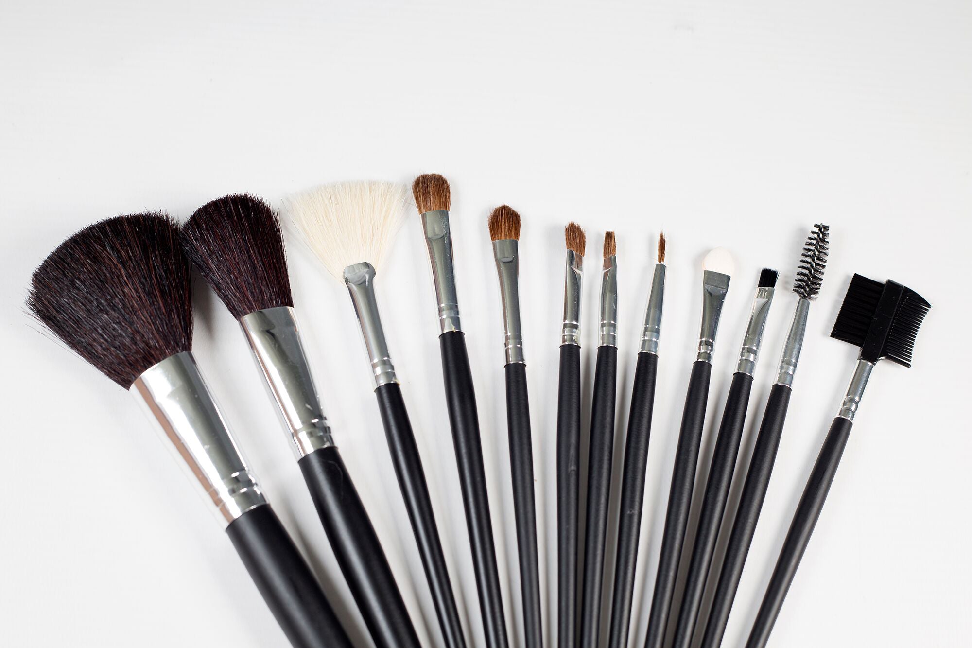 Beauty bar Cosmetic 12 Piece Brush Set In Roll