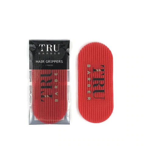TRU Barber Grippers Red/Black (2pcs)