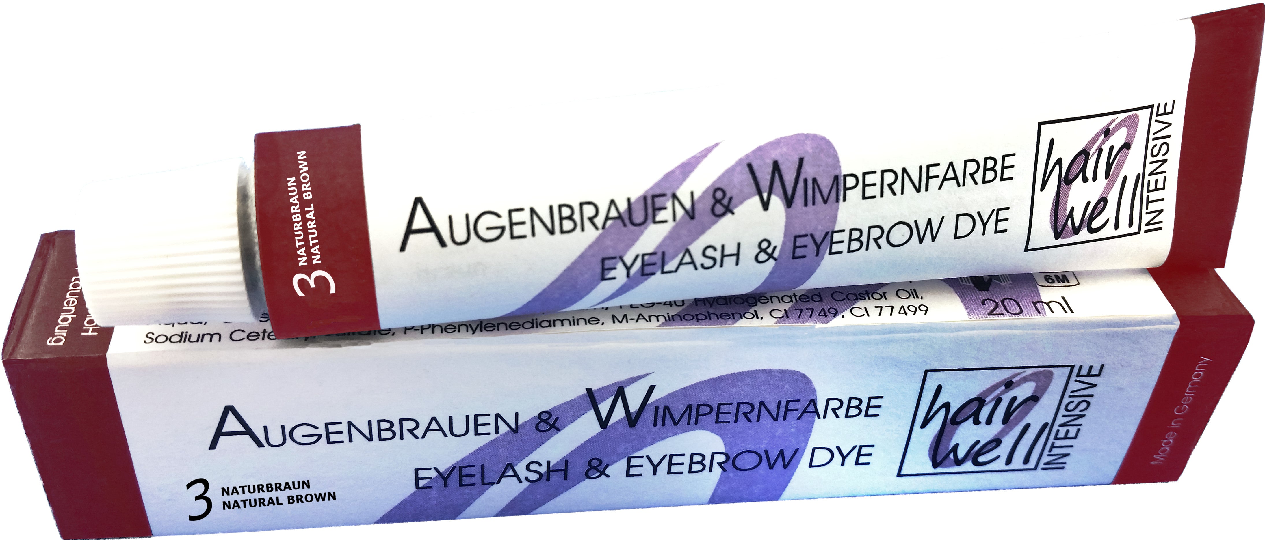 Hof Hairwell Lash Tint 20ml Brown
