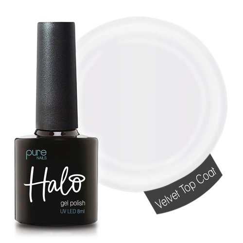 Halo Velvet Top Coat (Non Wipe) 8ml