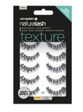 Naturalash Texture Wispy Strip Lashes, Black 117 pack 5
