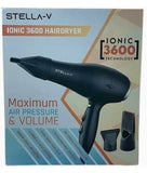 Stella-V Ionic 3600 Hairdryer