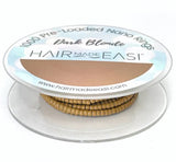 Hair Made Easi Silicone lined Pre-Loaded Nano Rings, Dark Blonde (1000)