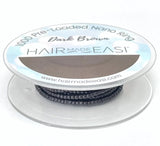 Hair Made Easi Silicone lined Pre-Loaded Nano Rings, Dark Brown (1000)