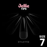 Halo Jellie Nail Tips Stiletto, Sizes 7, 50 One Size
