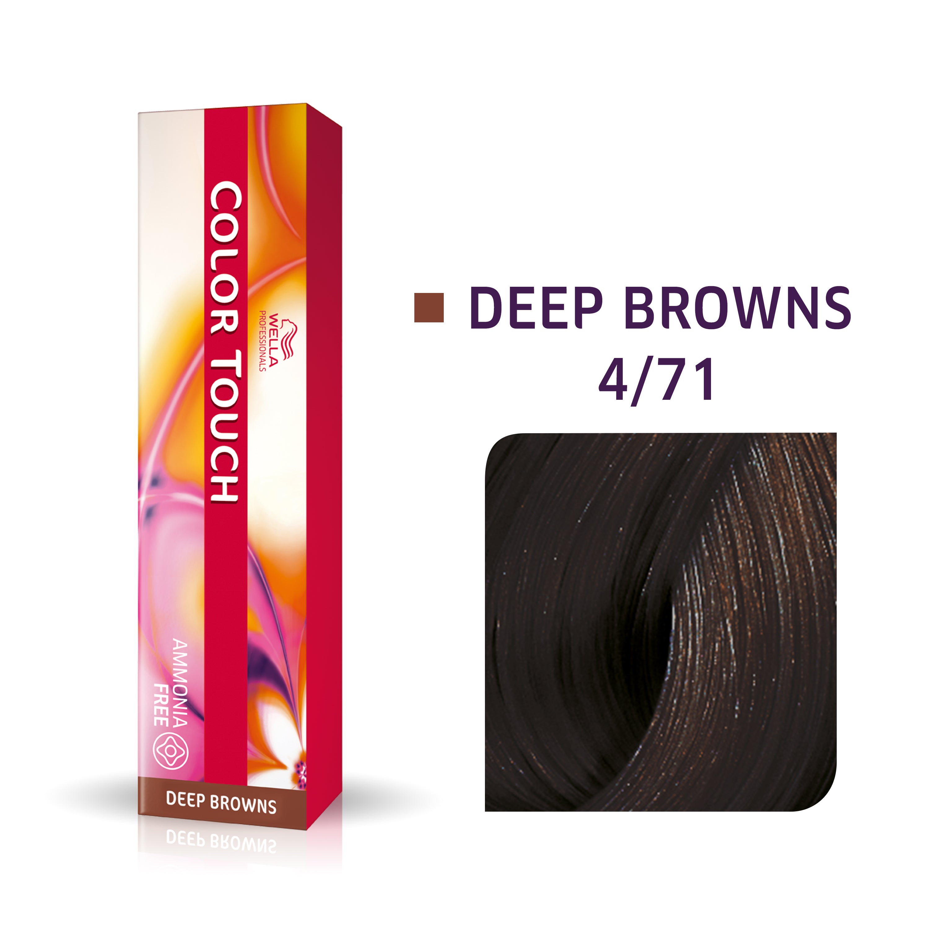 Wella Color Touch 4/71 Haarfarbe – 60 Ml Für Professionelle Coloration