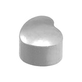 Caflon White Stainless Heart - Single