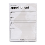 Appointment Cards Hair - Two colour Beige/White (Pack of 100)