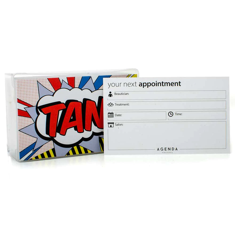 Appointment cards 100 pack Tan