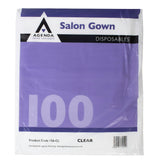 Disposable Salon Gown - Clear (Pk 100)