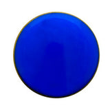 Caflon Fashion Gold Plate Large Button Blue