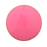 Caflon Fashion Gold Plate Large Button Pink