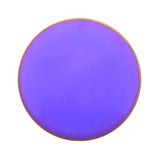 Caflon Fashion Gold Plate Large Button Purple