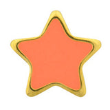 Caflon Fashion Gold Plate Star Bright Orange