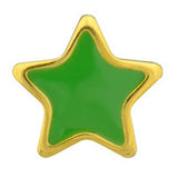 Caflon Fashion Gold Plate Star Green