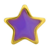 Caflon Fashion Gold Plate Star Purple