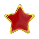 Caflon Fashion Gold Plate Star Red