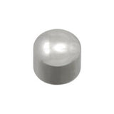 Caflon White Stainless Steel Regular Plain Head - Mini 3mm