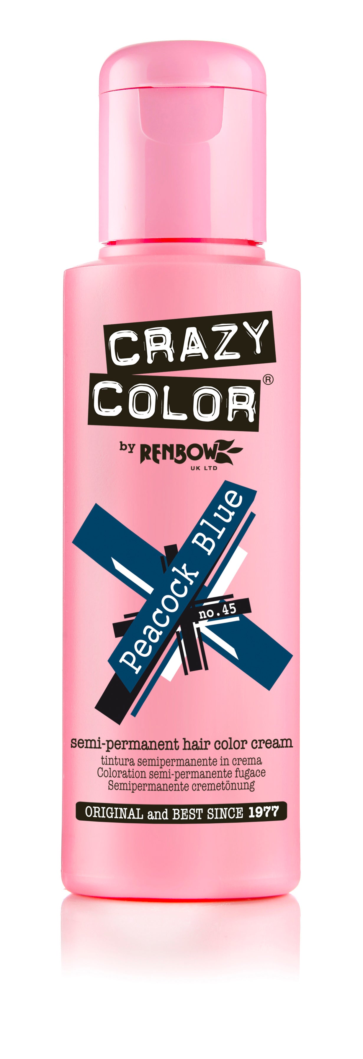 Crazy Color Peacock Blue