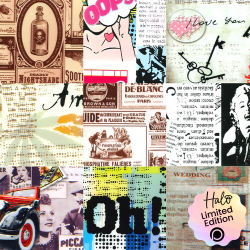 Halo Create Foils Vintage Print