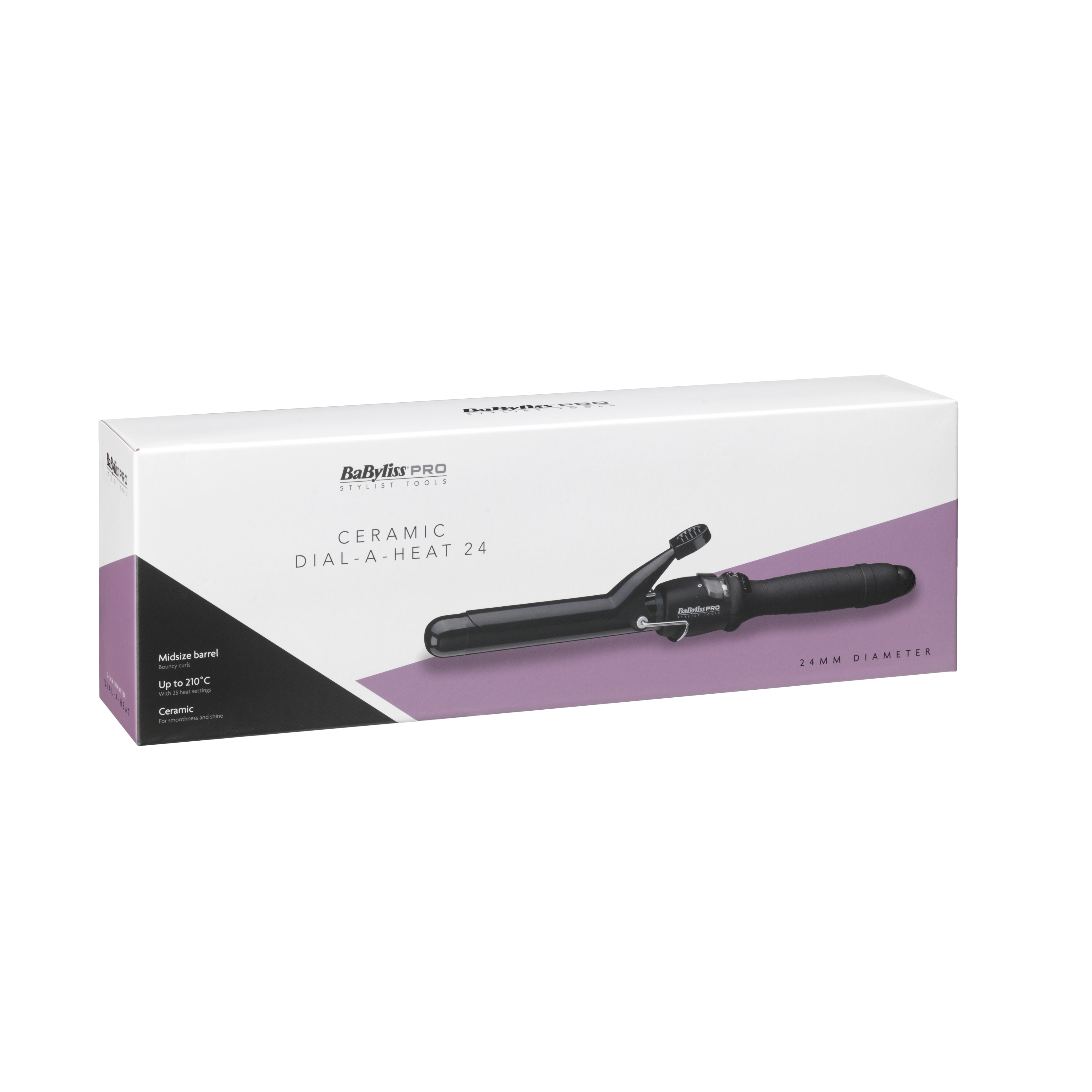 Babyliss PRO Ceramic Dial-a-Heat Tong 24mm