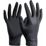 Powder Free black Nitrile Gloves Medium