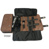 Head Jog Barbers Tool Roll Brown