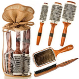 Head Jog Wood Ceramic Brush Set